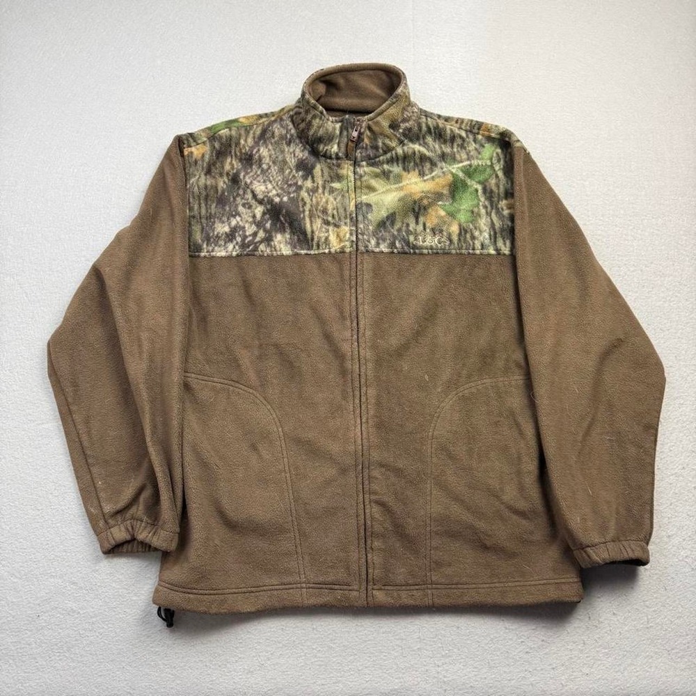 Lewis & Clark Outdoors Camo Fleece Jacket Men's Large
